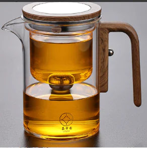 Heat-resistant Water Separation Teapot